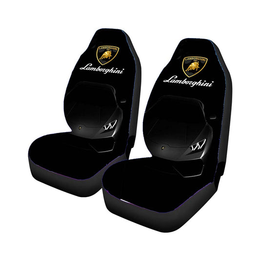 Lamborghini Black Universal Fit Car Seat Covers