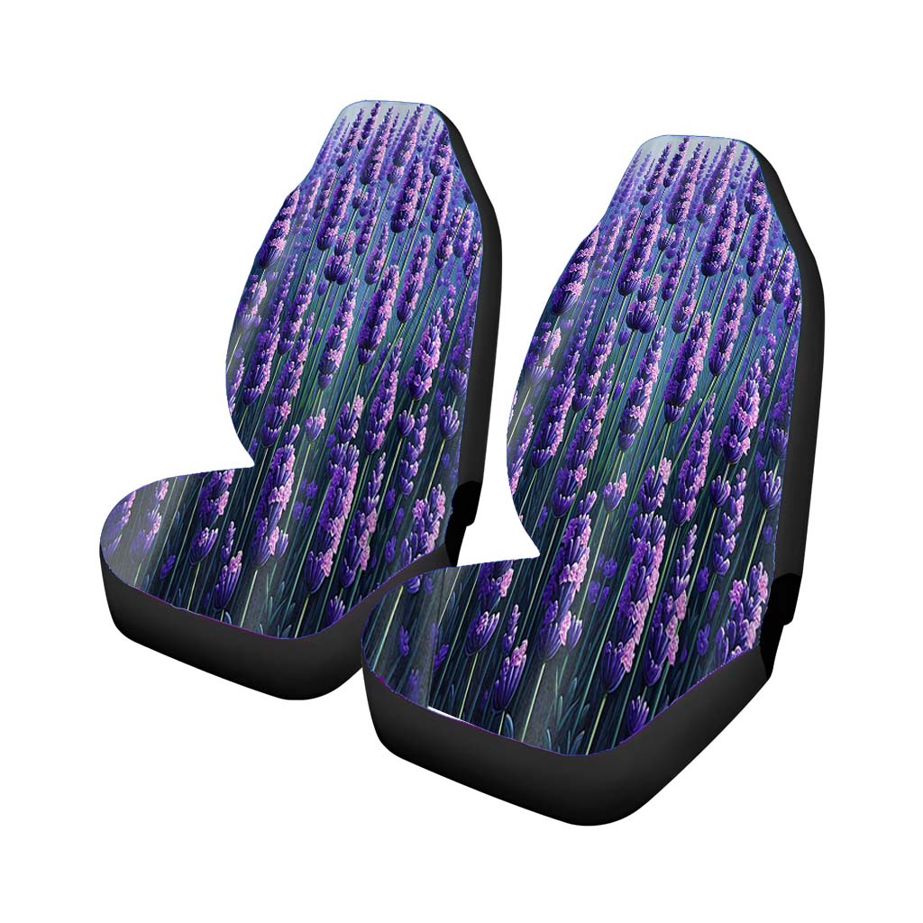 Lavender Garden car Seat Covers