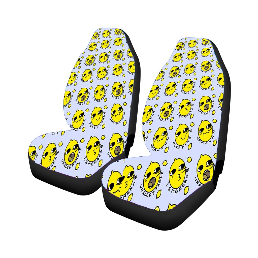 Lemongrab Pattern car Seat Covers