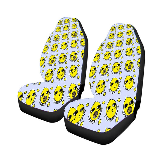 Lemongrab Pattern Universal Fit Car Seat Covers