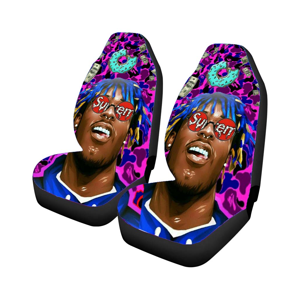 Lil Uzi And Donut Pattern car Seat Covers