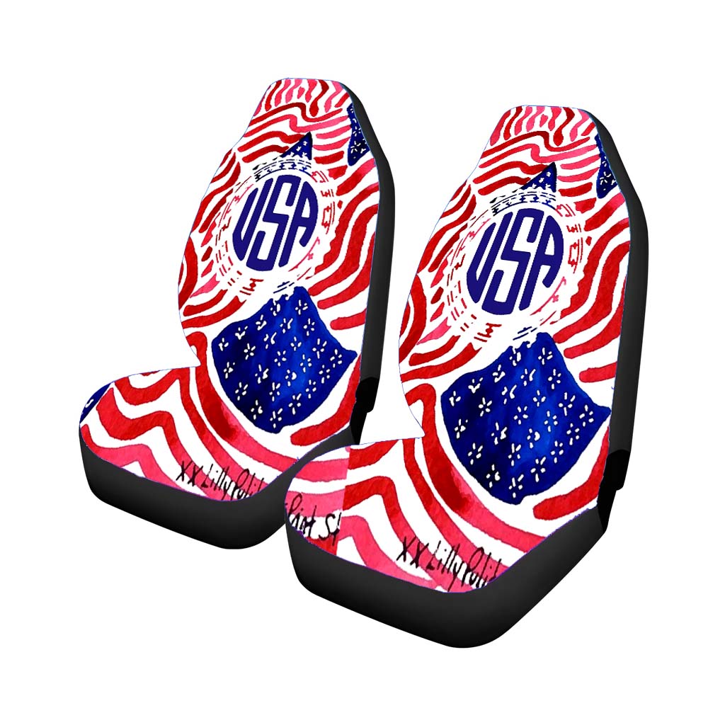 Lilly Pulitzer And America car Seat Covers