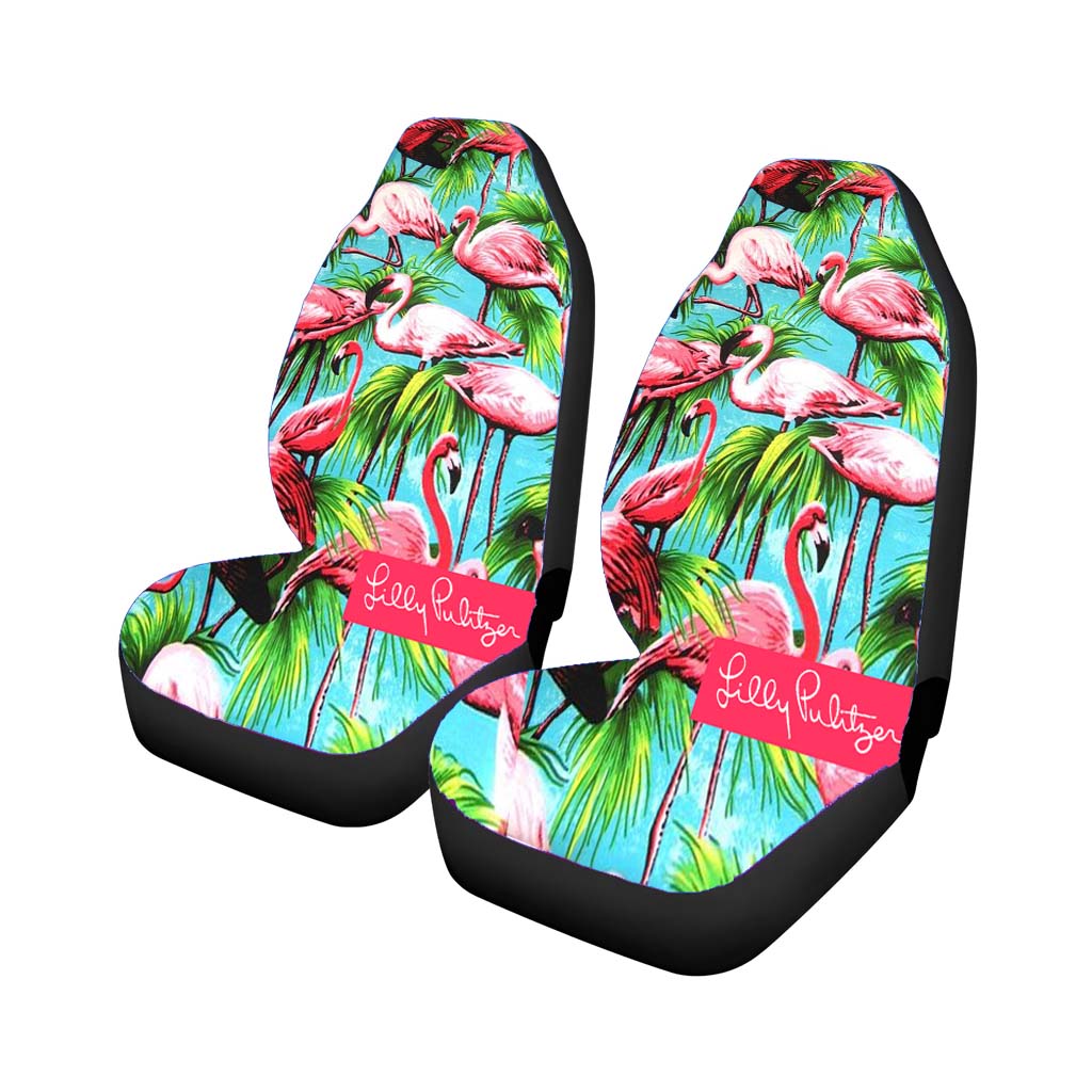 Lilly Pulitzer Flamingo Island car Seat Covers