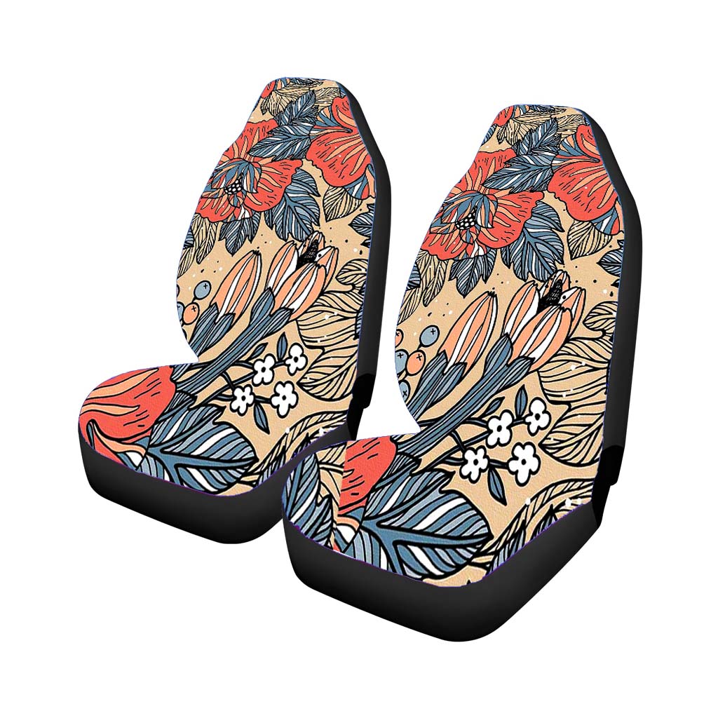 Lilly Pulitzer Flower Canvas car Seat Covers