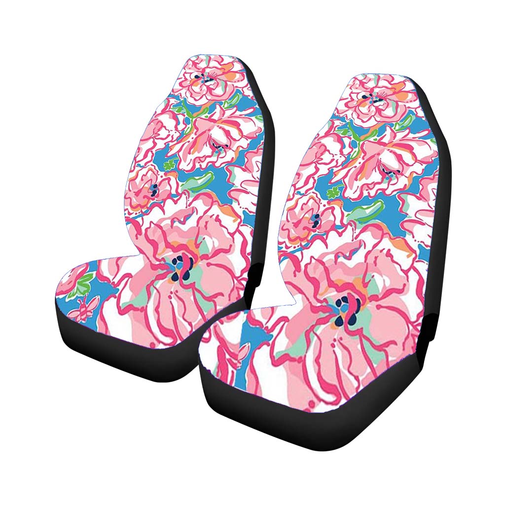 Lilly Pulitzer Flower car Seat Covers
