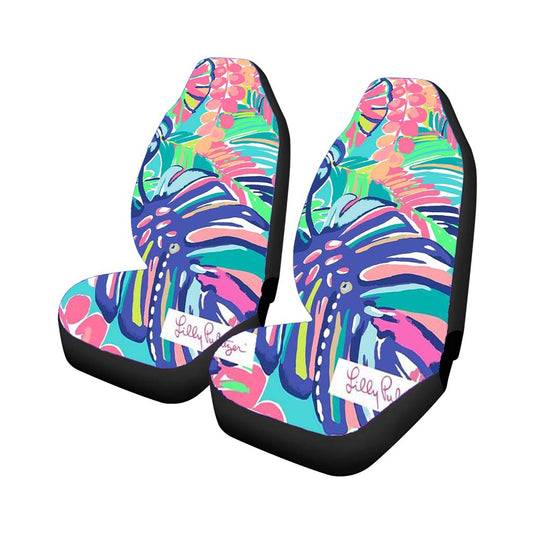 Lilly Pulitzer Fruit Painting Abstract Car Seat Covers Universal Fit