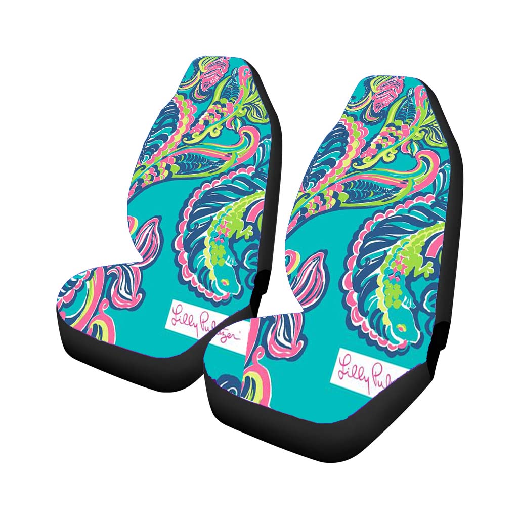 Lilly Pulitzer Painting Abstract car Seat Covers