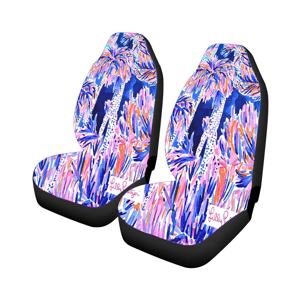 Lilly Pulitzer Palm car Seat Covers