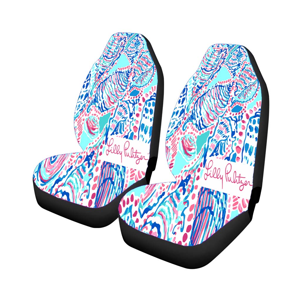 Lilly Pulitzer Shell Me About It car Seat Covers