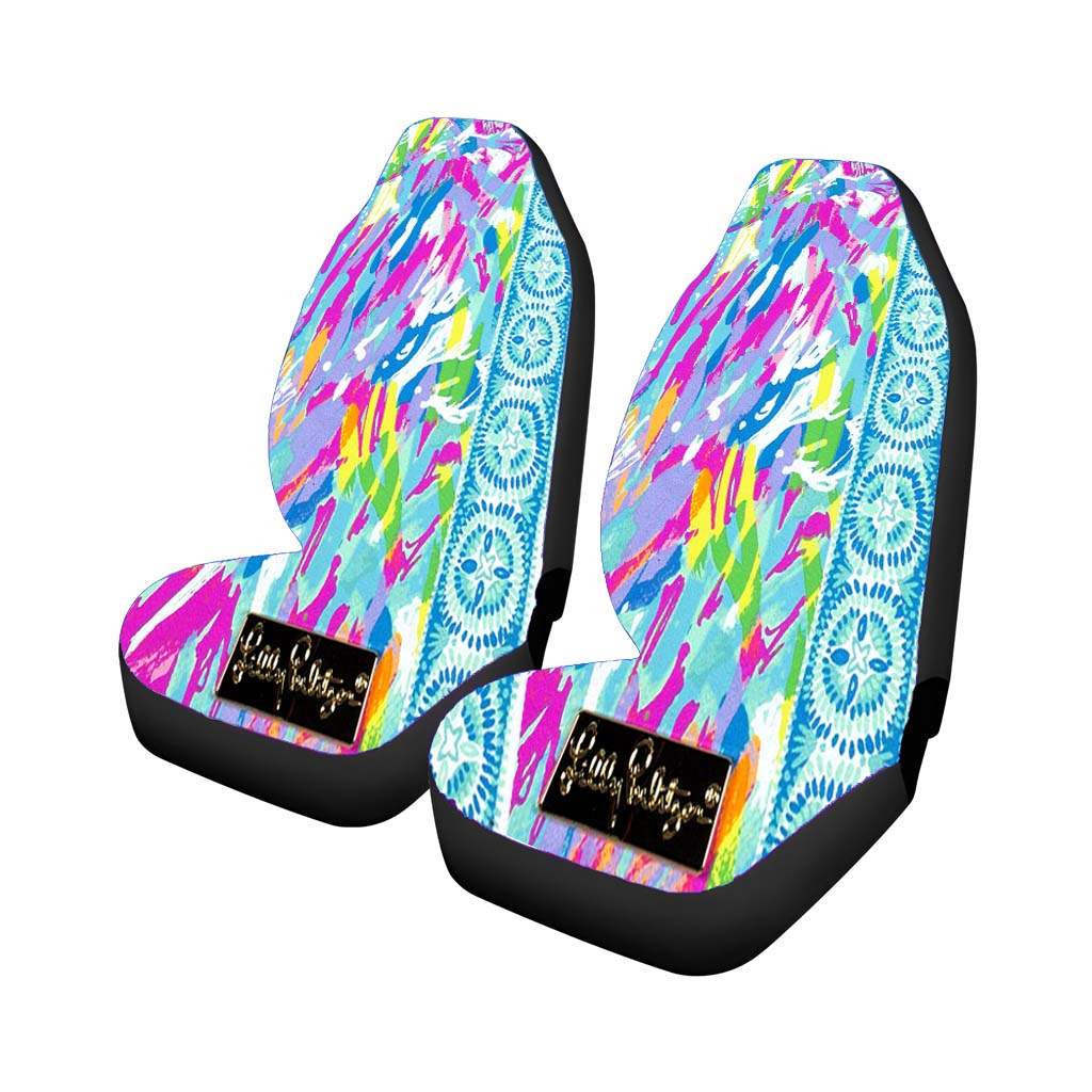 Lilly Pulitzer Sparking Sands car Seat Covers