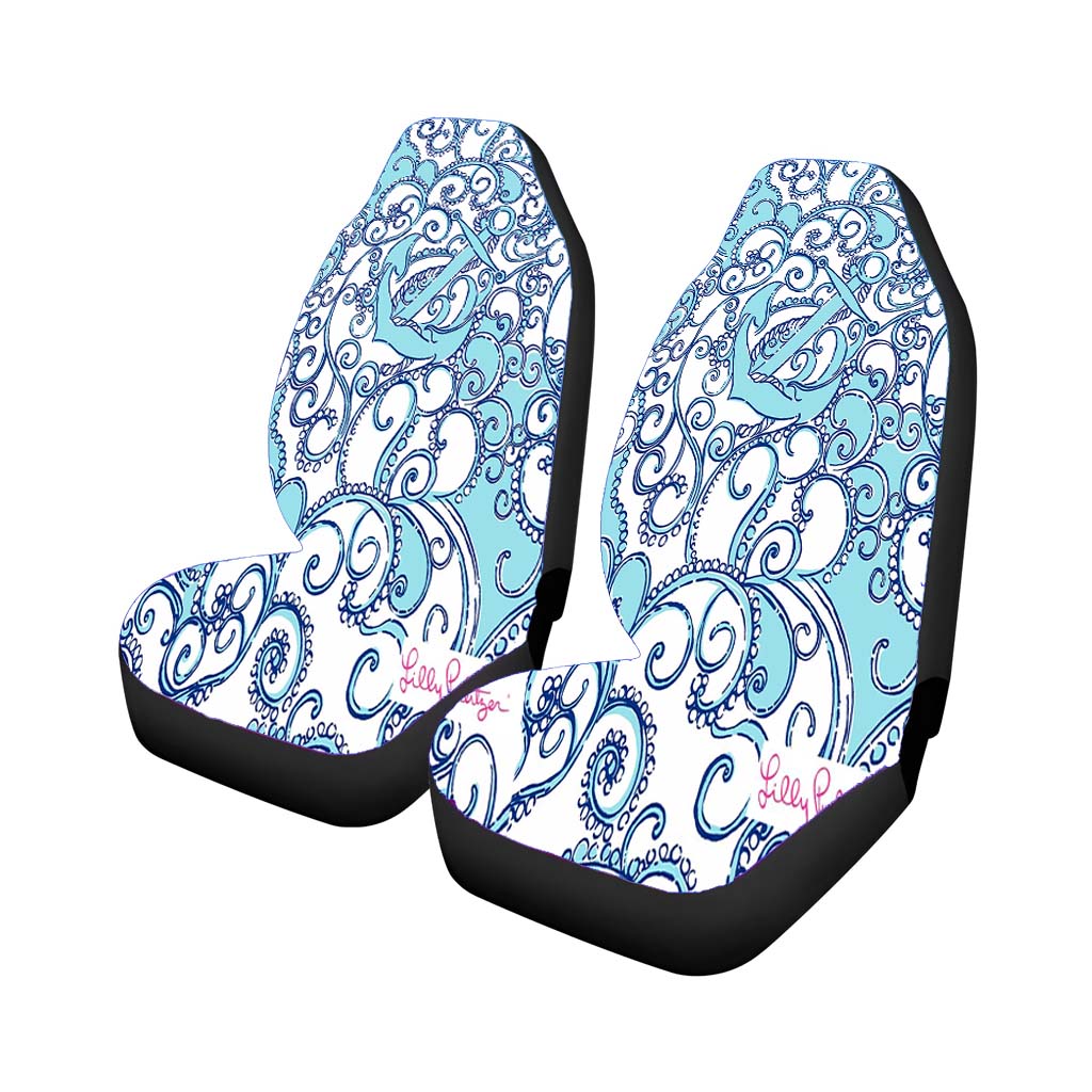 Lilly Pulitzer Summer Shape Up Or Ship car Seat Covers