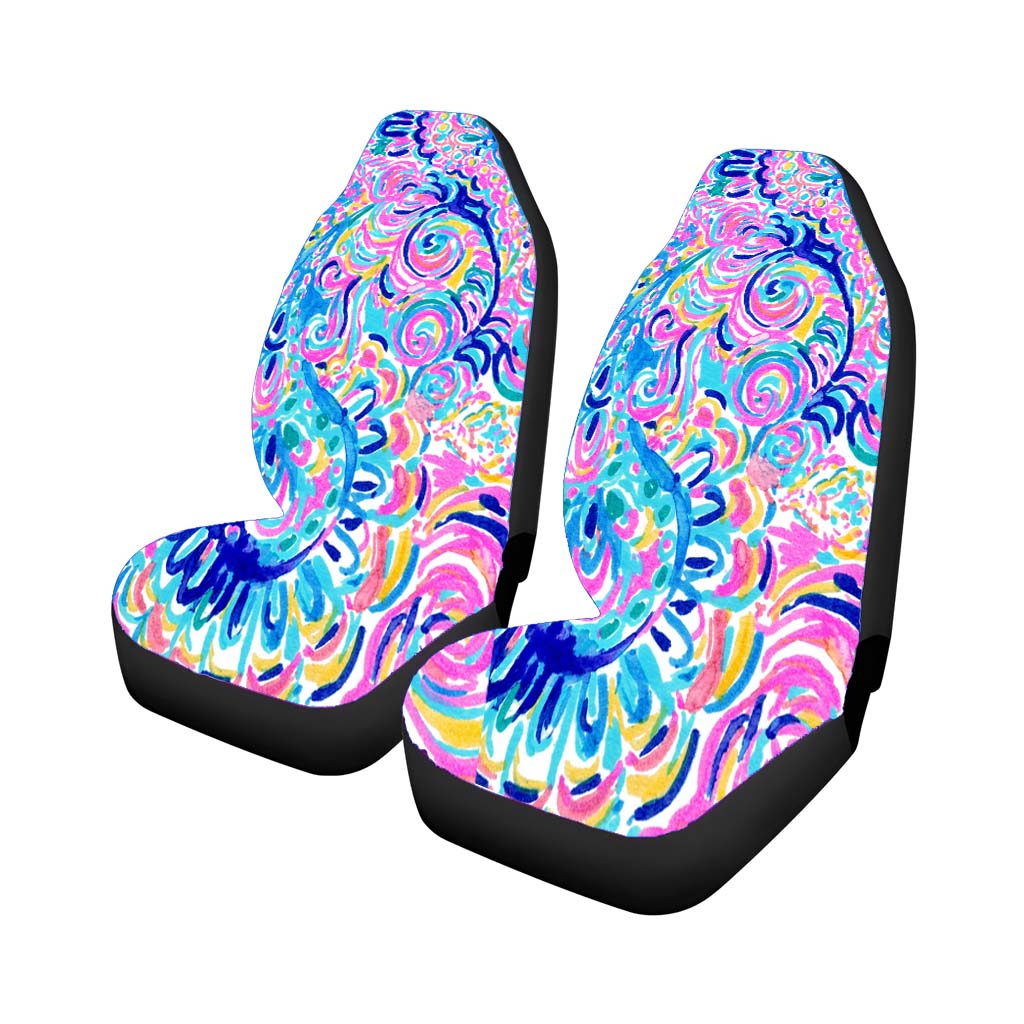Lilly Pulitzer Sunshine Summer car Seat Covers