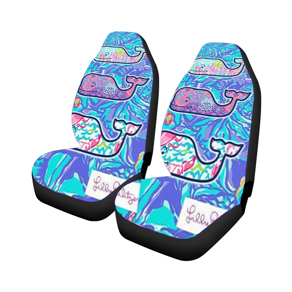 Lilly Pulitzer Vineyard Vines Whale car Seat Covers