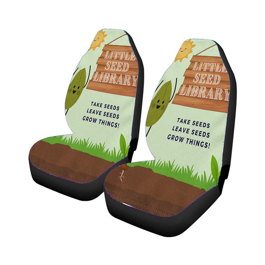 Little Free Seed Library Universal Fit Car Seat Covers