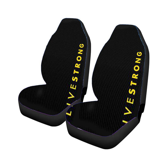 Livestrong Carbon Pattern Universal Fit Car Seat Covers