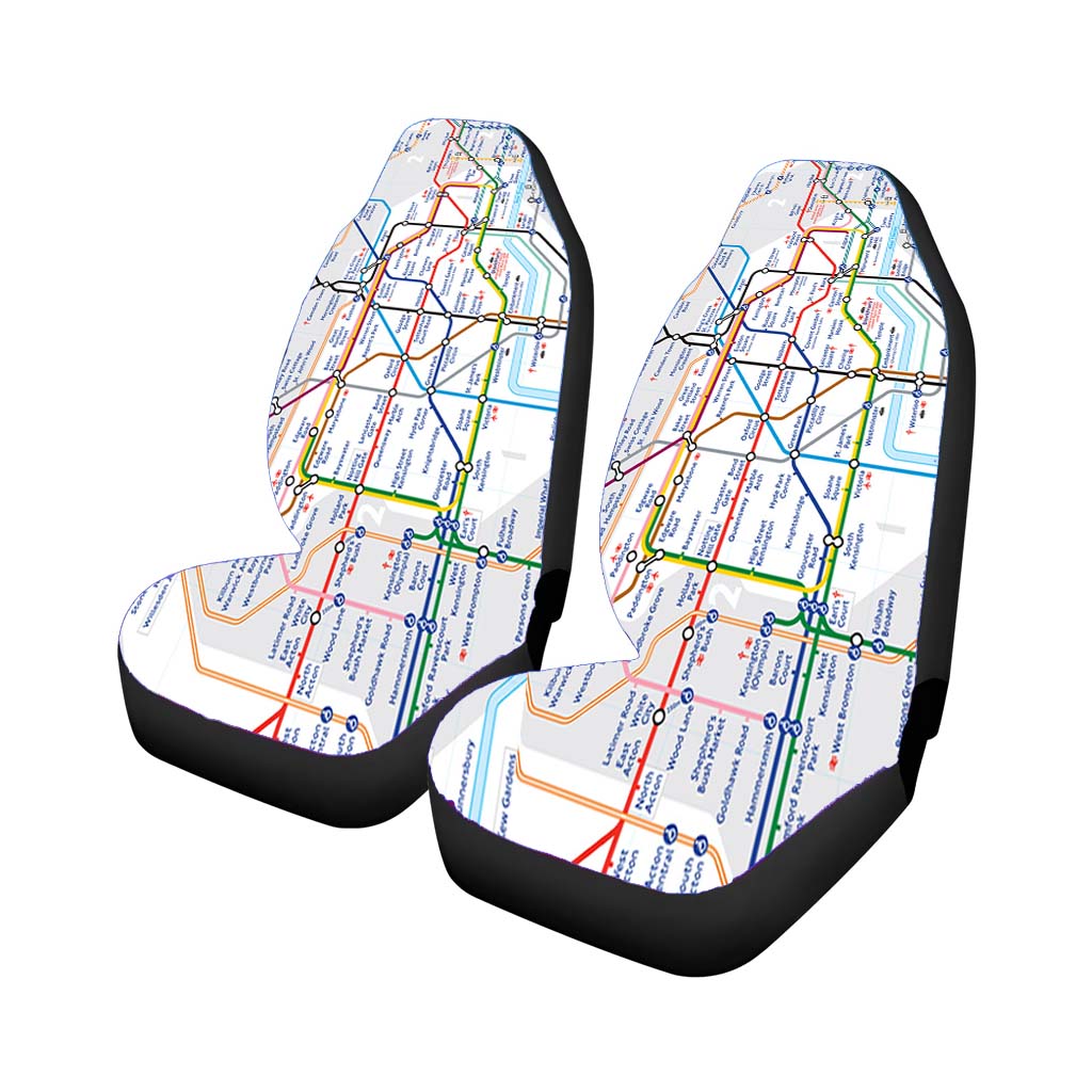 London Tube Map car Seat Covers
