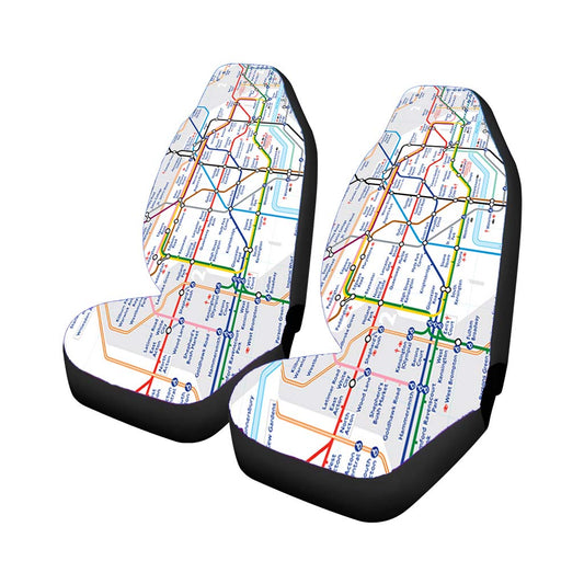London Tube Map Universal Fit Car Seat Covers