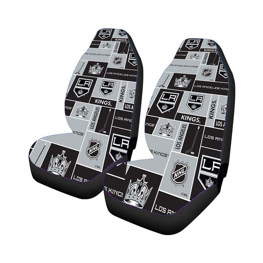 Los Angeles Kings Nhl Pattern Logo Universal Fit Car Seat Covers