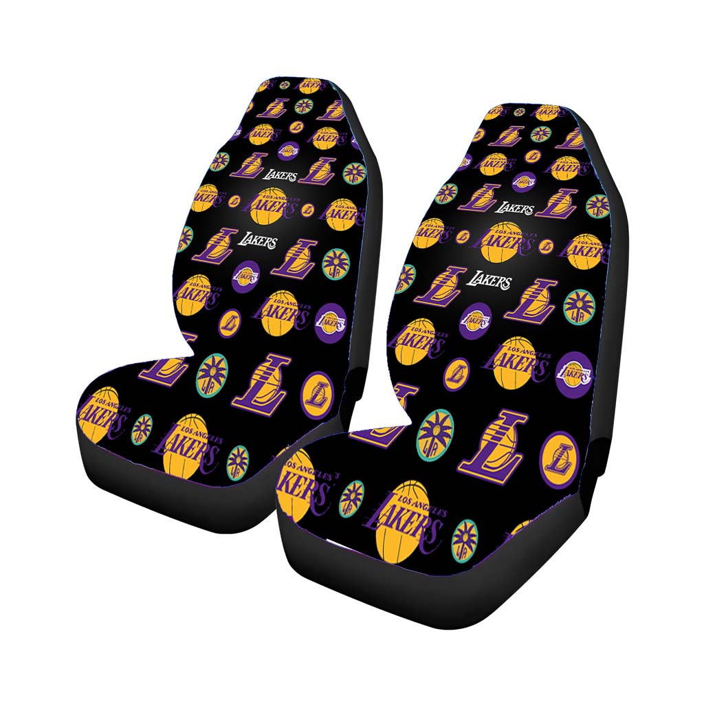 Los Angeles Lakers Logo Pattern car Seat Covers