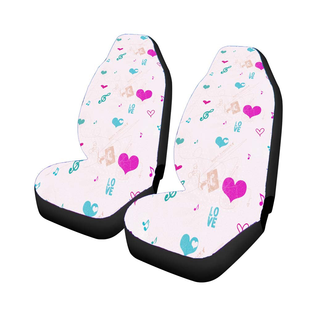 Love Pattern car Seat Covers