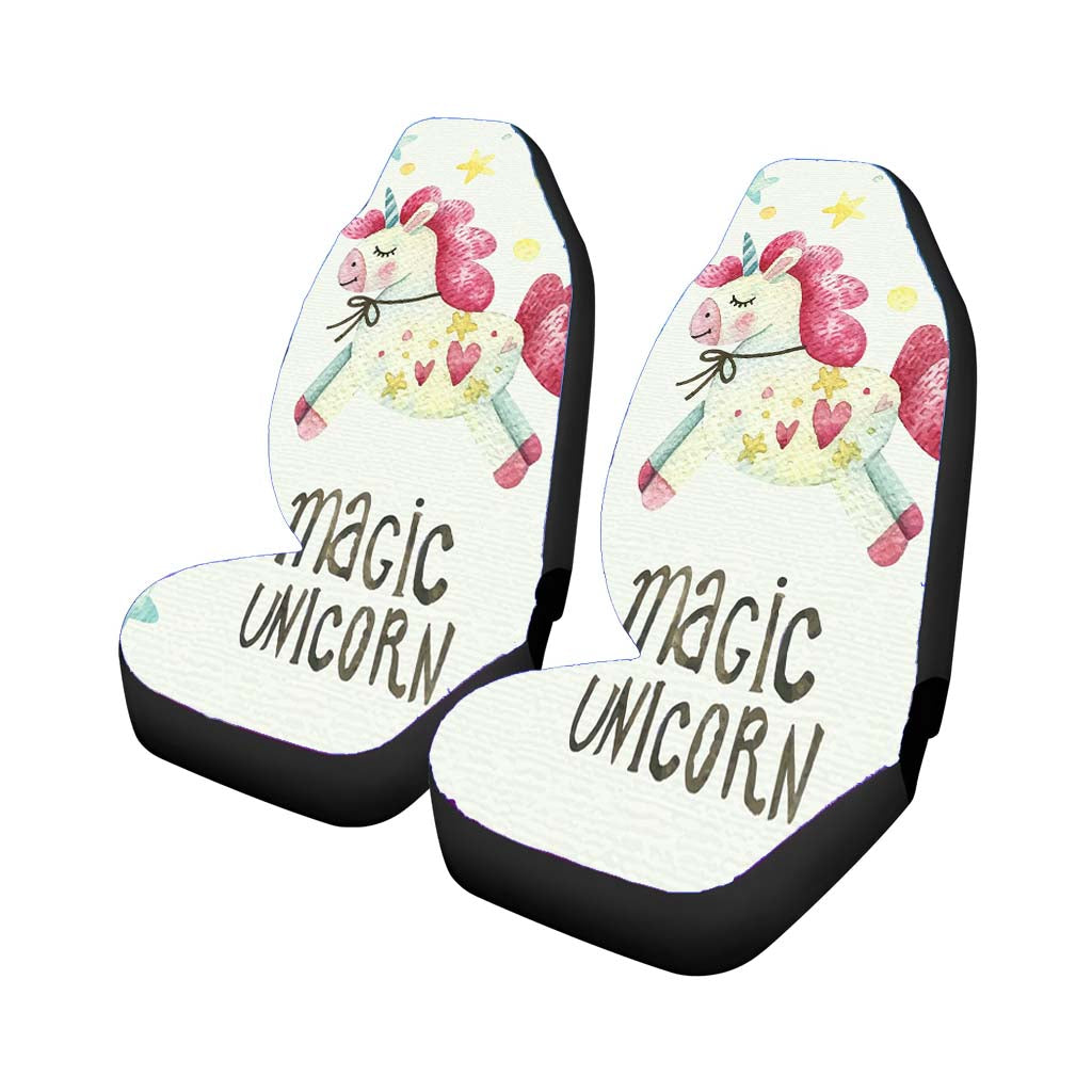 Magic Unicorn Watercolor car Seat Covers