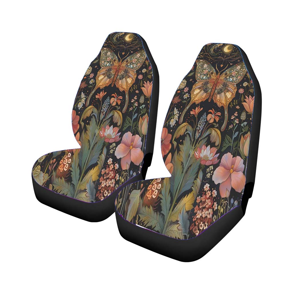 Majestic Moon Moth Moody car Seat Covers