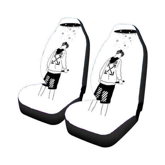 Marcus Martinus Off White Car Seat Covers Universal Fit
