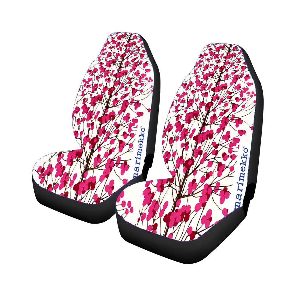 Marimekko Classic Flower Lumimarja Puuvillakangas car Seat Covers