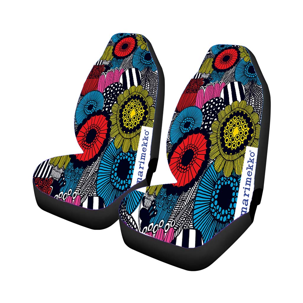 Marimekko Siirtolapuutarha Flower car Seat Covers