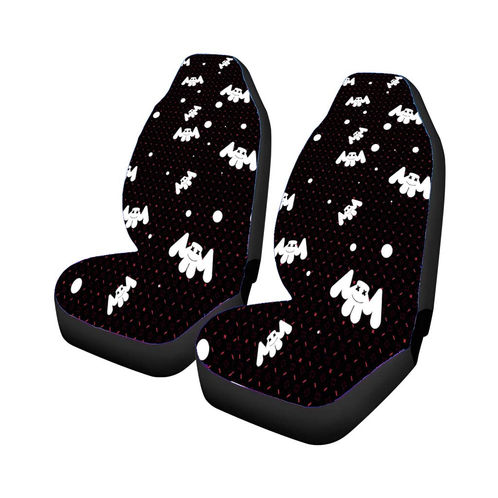 Marshmello Pattern Background car Seat Covers