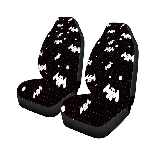 Marshmello Pattern Background Universal Fit Car Seat Covers