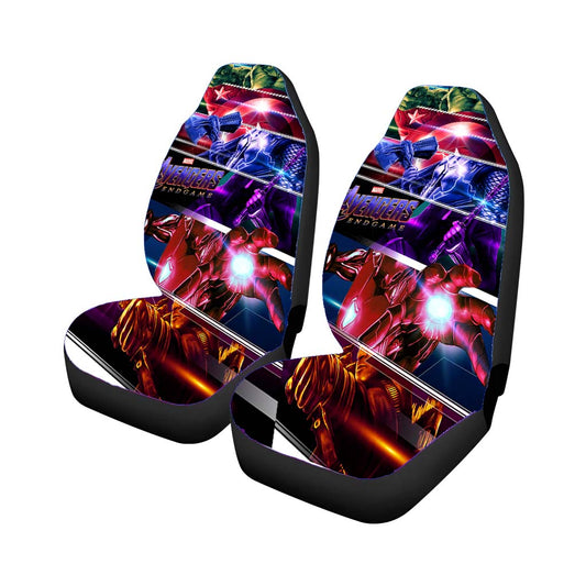 Marvel Avengers Endgame Heroes Poster Car Seat Covers Universal Fit