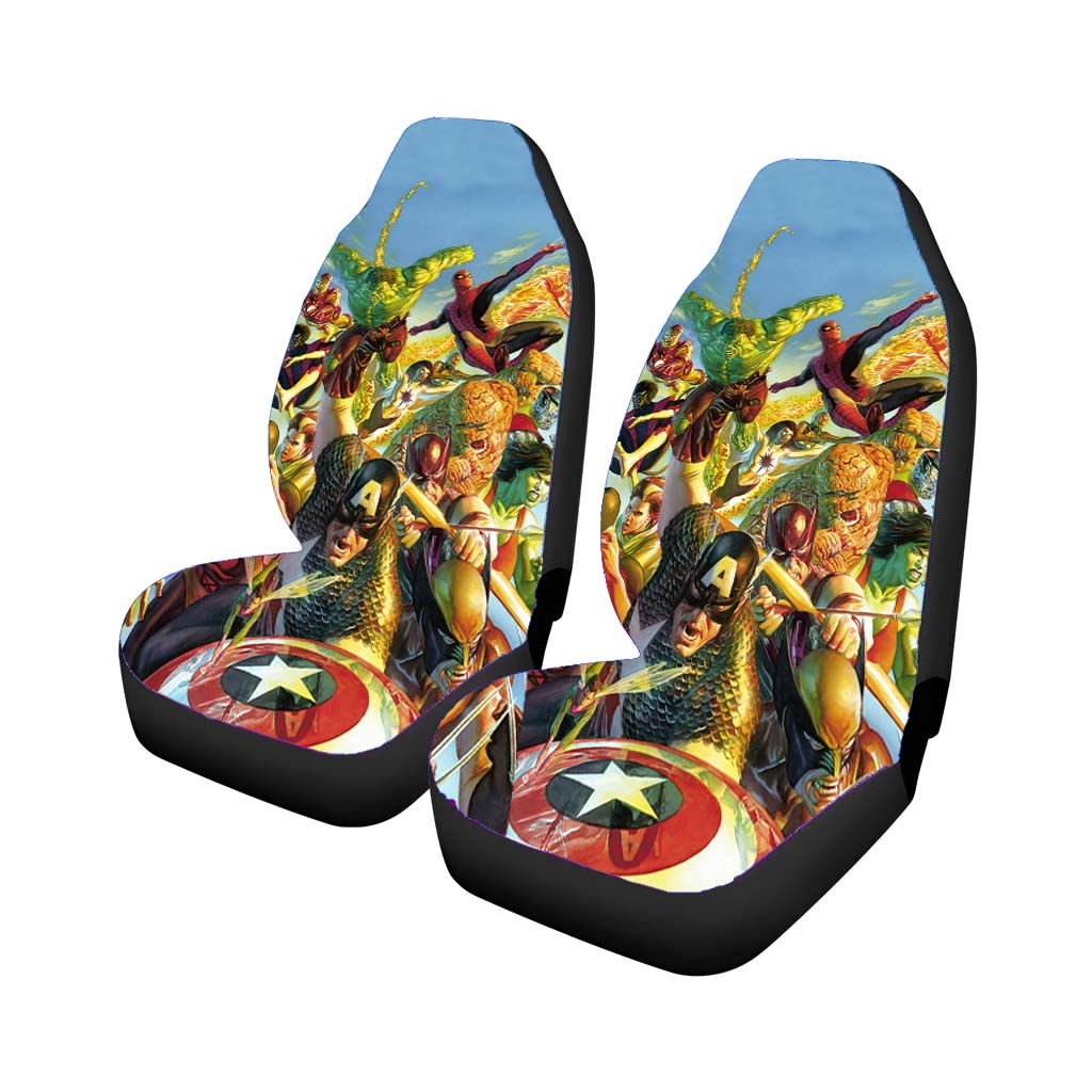 Marvel Characters Collection Art car Seat Covers