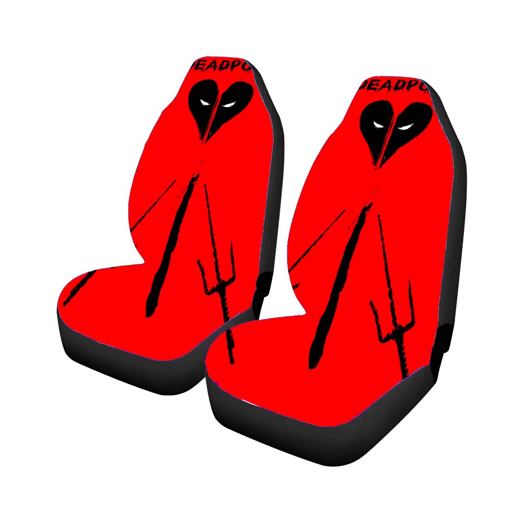 Marvel Deadpool Heart Logo car Seat Covers