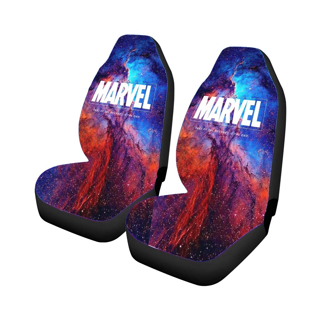 Marvel Part Of The Journey Is The End Galaxy Wallpaper car Seat Covers