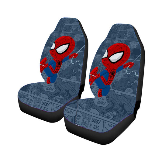 Marvel Studio Spiderman Comic Car Seat Covers Universal Fit