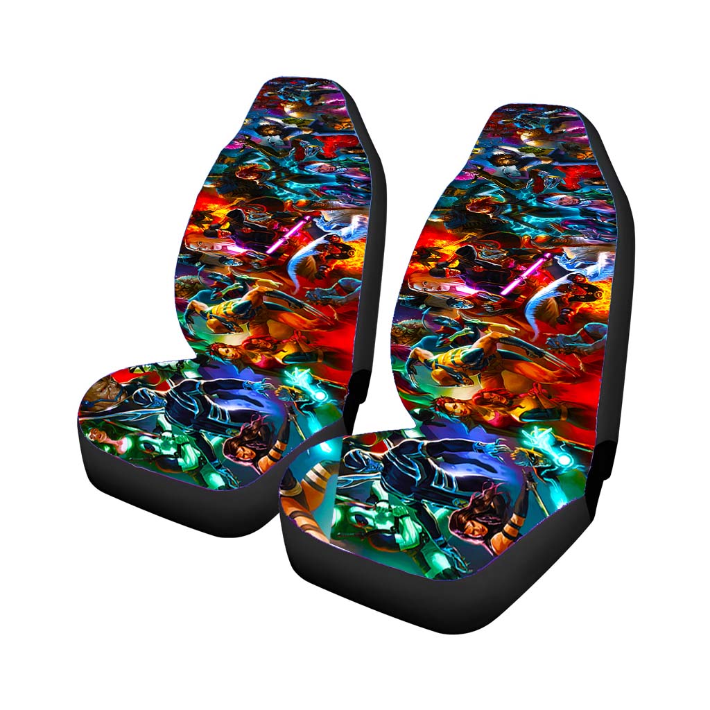 Marvel Superheroes Collage car Seat Covers