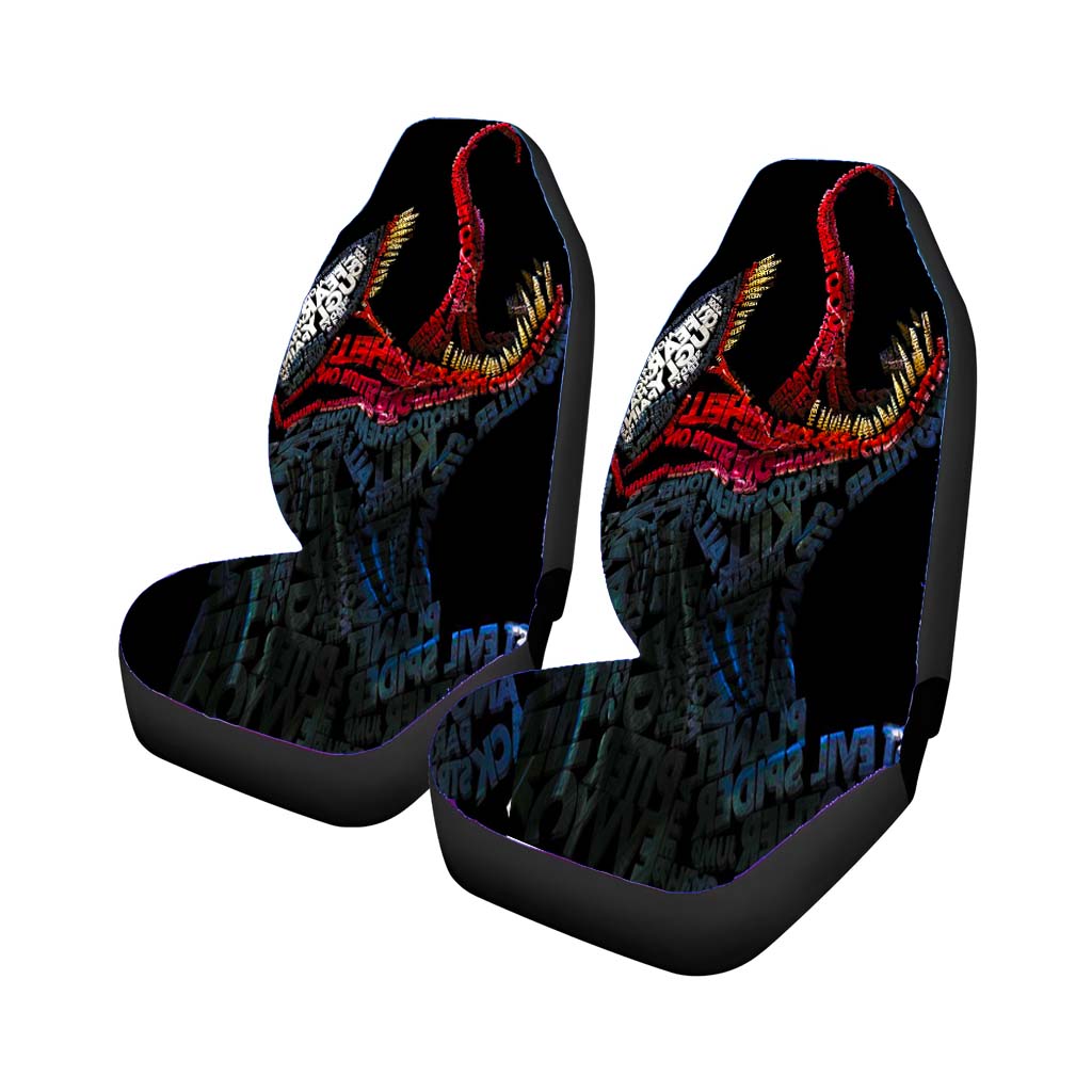 Marvel Venom Text car Seat Covers