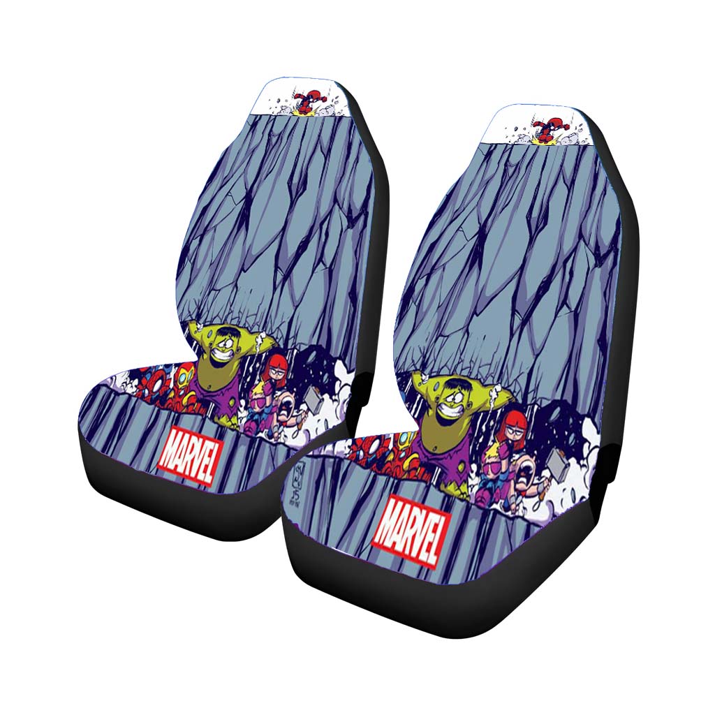 Marvels Cartoon Angry car Seat Covers