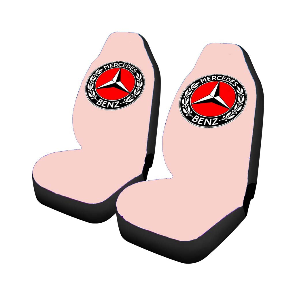 Mercedes Benz Logo Racing Amg Pink car Seat Covers