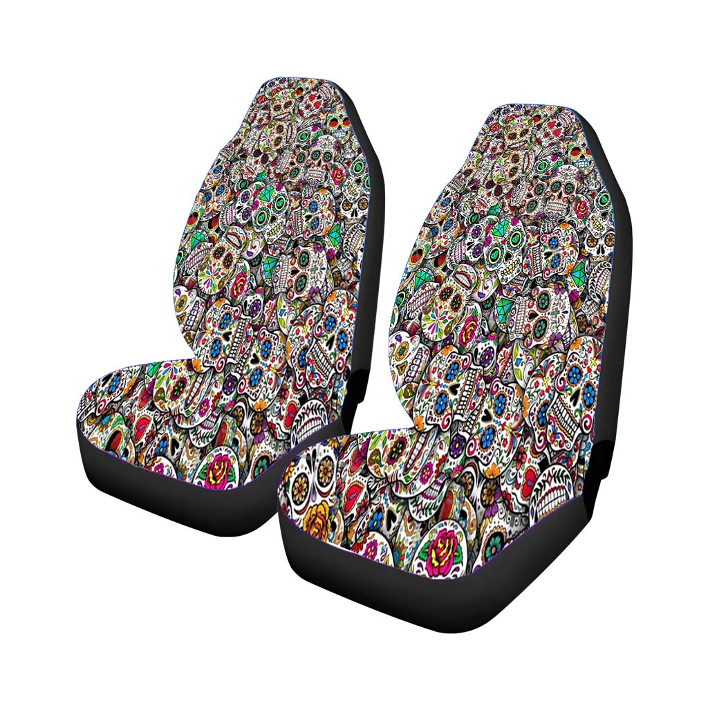 Mexican Sugar Skulls Grateful Dead car Seat Covers