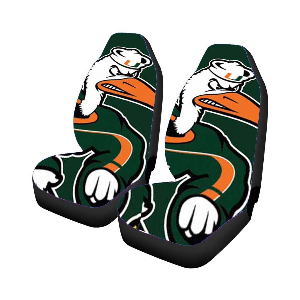 Miami Hurricanes Big Logo car Seat Covers