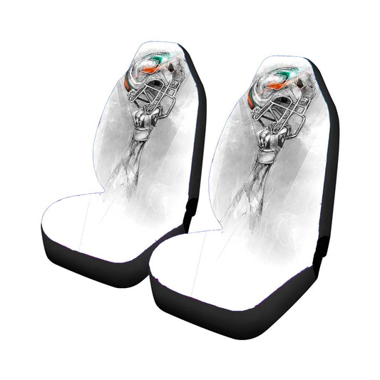 Miami Hurricanes Helmets Universal Fit Car Seat Covers