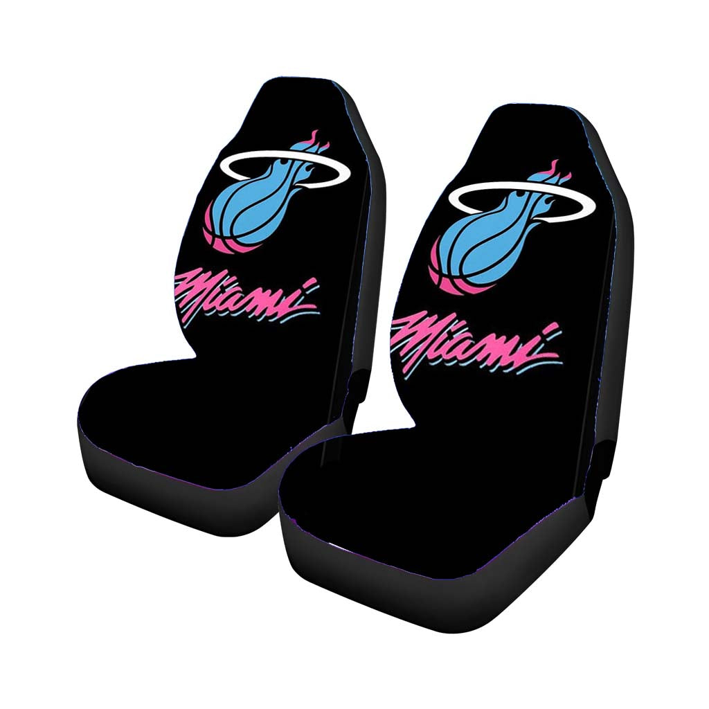 Miami Pink Blue car Seat Covers