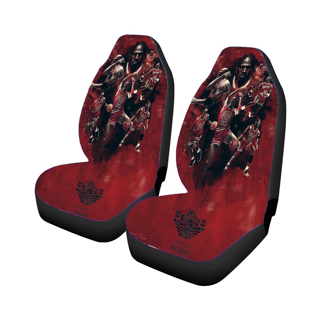 Michael Jordan 23 Red car Seat Covers