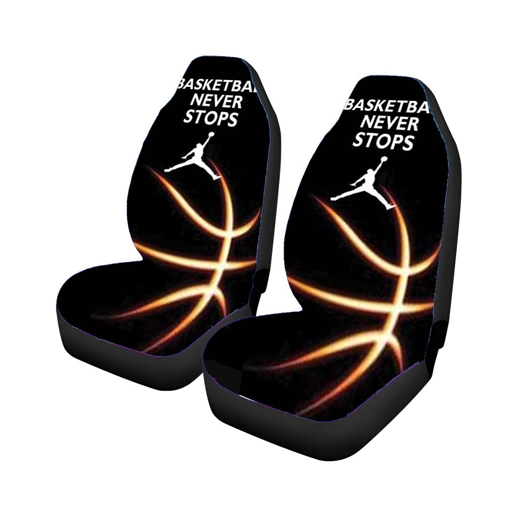 Michael Jordan Never Stops Glow car Seat Covers