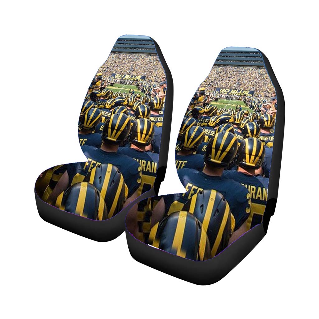 Michigan Wolverines 3 car Seat Covers