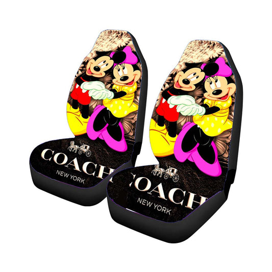 Mickey And Minnie Mouse Coach Cool Universal Fit Car Seat Covers