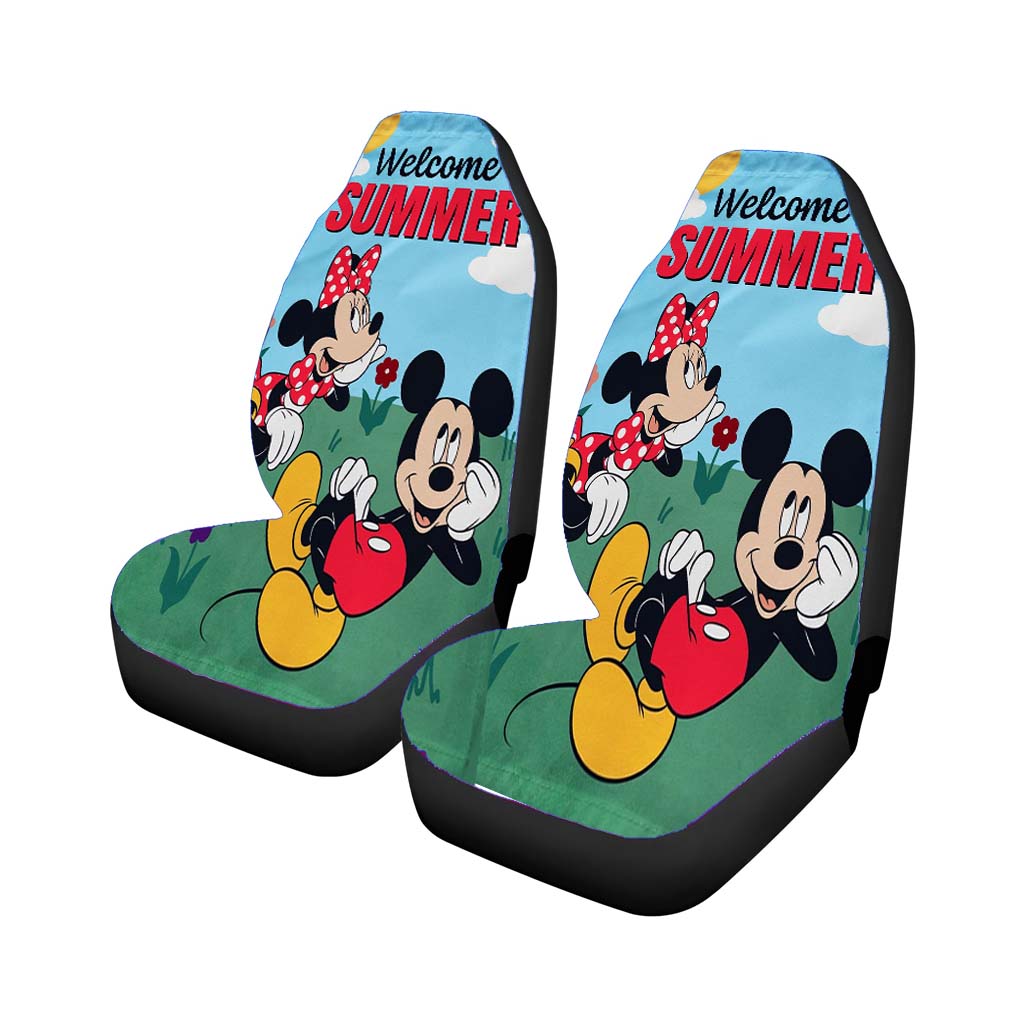 Mickey And Minnie Summer car Seat Covers