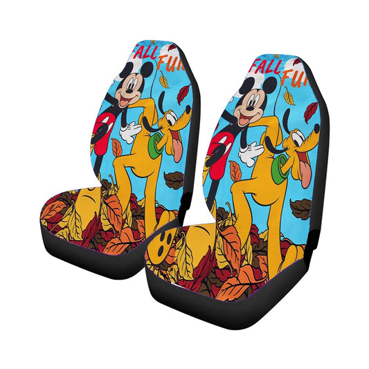 Mickey Pluto Fall Universal Fit Car Seat Covers